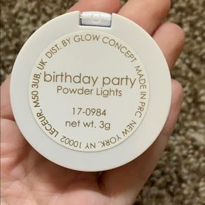 winky lux birthday party highlighter